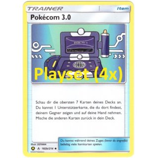 Pokécom 3.0 182b/214 EVT.26.06 Playset (4x) Kräfte im Einklang DE
