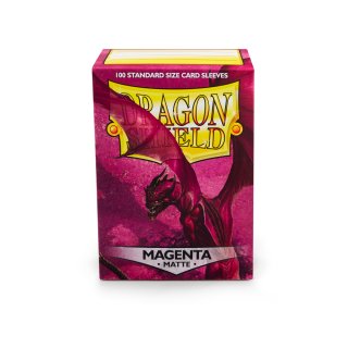 Dragon Shield Standard Sleeves Matte Magenta (100)