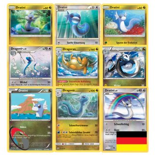 Dragoran Sparpaket inkl. Dragonir & Dratini (9 Karten zufällig ausgewählt) - Deutsch - Cardicuno