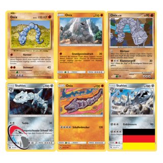 Stahlos Sparpaket inkl. 4 Vorentwicklungen (6 Karten zufällig ausgewählt) - Deutsch - Cardicuno