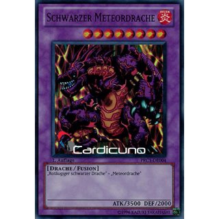 Schwarzer Meteordrache, DE 1A Super Rare PRC1-DE004
