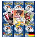 10 Pokemon wie EIN Booster inkl. TRAINER FULL ART, Reverse & Stern Karte (zufällig ausgewählt) - Deutsch