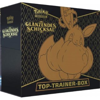 Pokemon Top Trainer Box Glänzendes Schicksal Box OVP DE