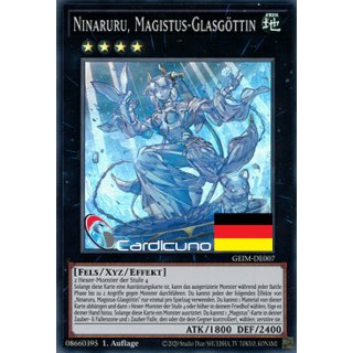 Ninaruru, Magistus-Glasgöttin, DE 1A Super Rare GEIM-DE007