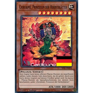 Chirubimé, Prinzessin der Herbstblätter, DE 1A Super Rare SESL-DE054
