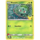 Bisasam 1/25 Holo 25-Jahre Pokémon Promo Deutsch Sammelkarte Cardicuno