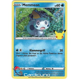 Memmeon 24/25 Holo 25-Jahre Pokémon Sammelkarte - Deutsch - Cardicuno