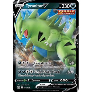 TyranitarV 097/163 Battle Styles Englisch Pokémon Sammelkarte Cardicuno
