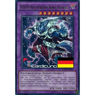 D/D/D-Drachenbann-König Beowulf SDPD-DE041 Ultra Rare 1. Auflage Deutsch