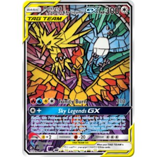 Moltres & Zapdos & Articuno GX SM210 Tag Team FULL ART EN