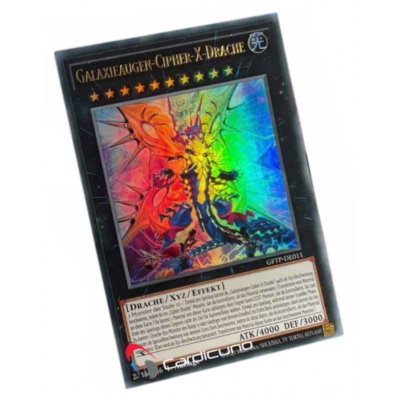 Galaxieaugen Cipher X Drache Ultra Rare GFTP DE