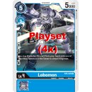 Lobomon BT4-025 U Playset (4x) EN Digimon BT4 Great...