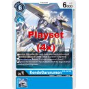 KendoGarurumon BT4-027 U Playset (4x) EN Digimon BT4 Great Legend Sammelkarte