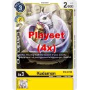 Kudamon BT4-037 C Playset (4x) EN Digimon BT4 Great Legend Sammelkarte