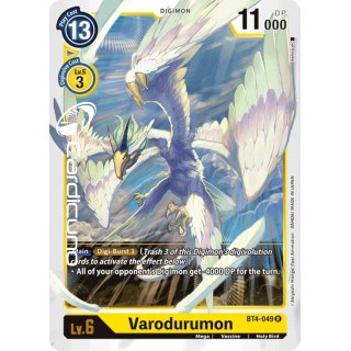Varodurumon BT4-049 R Rare EN Digimon BT4 Great Legend Sammelkarte