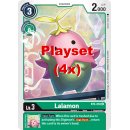 Lalamon BT4-052 U Playset (4x) EN Digimon BT4 Great Legend Sammelkarte