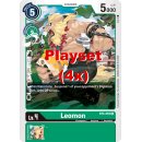 Leomon BT4-055 C Playset (4x) EN Digimon BT4 Great Legend Sammelkarte