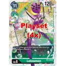 Lotosmon BT4-060 U Playset (4x) EN Digimon BT4 Great...