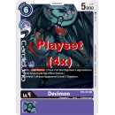 Devimon BT4-081 C Playset (4x) EN Digimon BT4 Great...