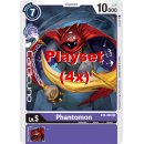 Phantomon BT4-085 C Playset (4x) EN Digimon BT4 Great...
