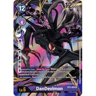 DanDevimon BT4-088 Super Rare Alternate EN Digimon BT4 Great Legend Sammelkarte