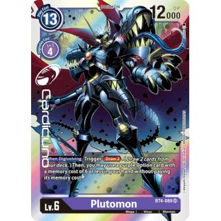 Plutomon BT4-089 SR Super Rare EN Digimon BT4 Great Legend Sammelkarte