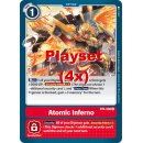 Atomic Inferno BT4-098 C Playset (4x) EN Digimon BT4...