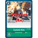 Cyclonic Kick BT4-108 C Playset (4x) EN Digimon BT4 Great...