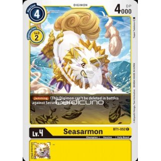 Seasarmon BT1-052 Playset (4x) EN Digimon Karte Gelb