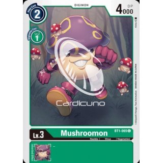 Mushroomon BT1-065 Playset (4x) EN Digimon Karte Grün