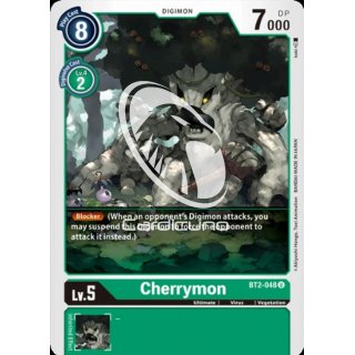 Cherrymon BT2-048 Playset (4x) EN Digimon Karte Grün