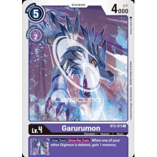 Garurumon BT2-073 Playset (4x) EN Digimon Karte Lila