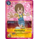Kari Kamiya BT2-087 Alt (Box Topper) Rare EN Digimon Karte Gelb