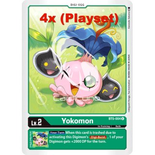 Yokomon BT5-004 Playset (4x) EN Digimon BT5 Battle Of Omni Sammelkarte