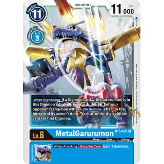 MetalGarurumon BT5-031 R EN Digimon BT5 Battle Of Omni Sammelkarte