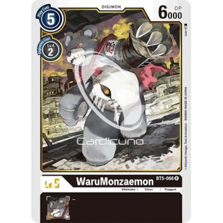 WaruMonzaemon BT5-066 R EN Digimon BT5 Battle Of Omni Sammelkarte