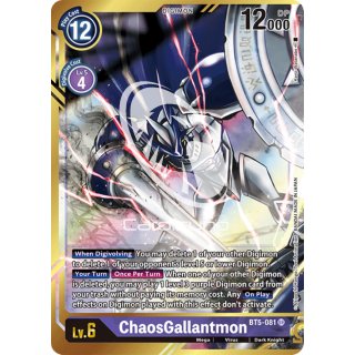 ChaosGallantmon BT5-081 Alt 2 2 SR EN Digimon BT5 Battle Of Omni Sammelkarte