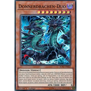 Donnerdrachen-Duo, DE 1A Super Rare SOFU-DE022