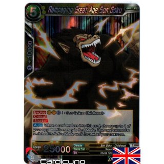 Rampaging Great Ape Son Goku, EN Foil, BT3-089 R