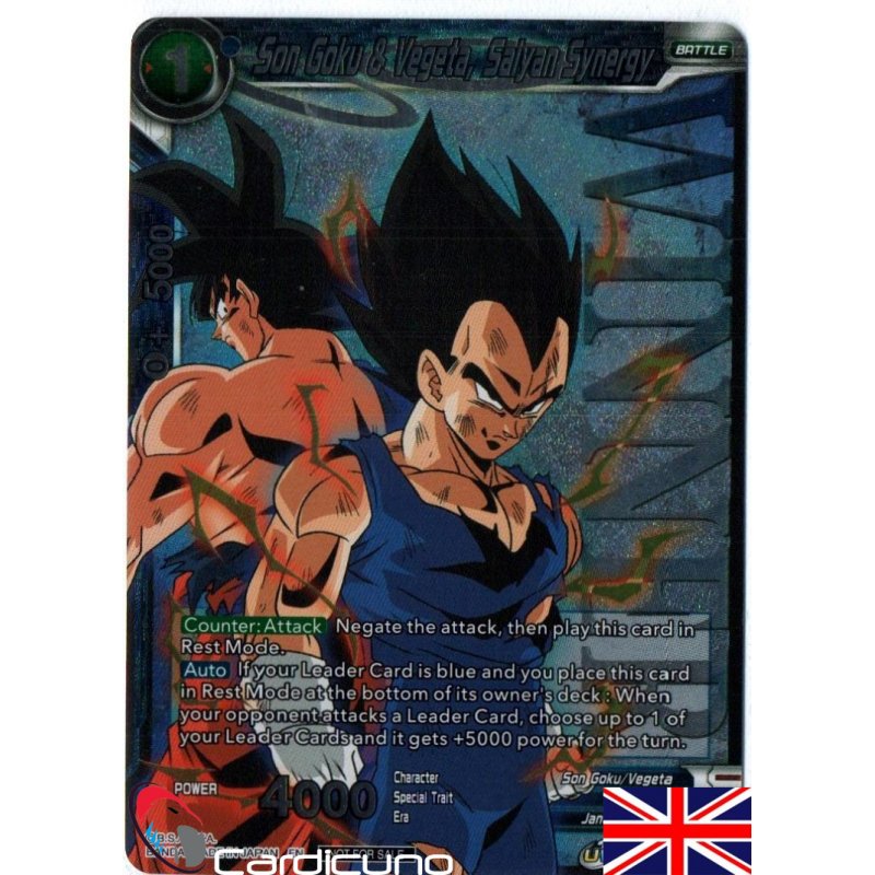 Son Goku & Vegeta P-276 PR Dragon Ball Super Card Saiyan Synergy
