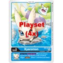 Kyaromon BT6-002 Playset (4x) EN Digimon BT6 Double Diamond Sammelkarte