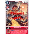 Flamemon BT6-010 Playset (4x) EN Digimon BT6 Double...