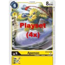 Apemon BT6-038 Playset (4x) EN Digimon BT6 Double Diamond...