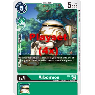 Arbormon BT6-049 Playset (4x) EN Digimon BT6 Double Diamond Sammelkarte