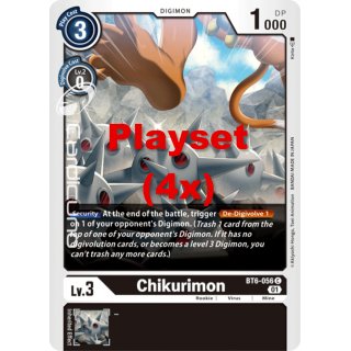 Chikurimon BT6-056 Playset (4x) EN Digimon BT6 Double Diamond Sammelkarte