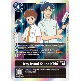 Izzy Izumi & Joe Kido BT6-090 EN Digimon BT6 Double Diamond Sammelkarte