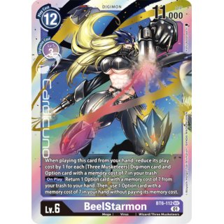 BeelStarmon BT6-112 Secret Rare EN Digimon BT6 Double Diamond Sammelkarte