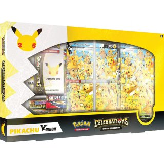 NEU Pokémon Pikachu Celebrations V Union Box, deutsch!