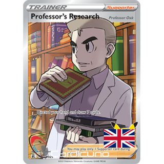 Professors Research 024/025 Full Art Celebrations Pokémon Promo Englisch