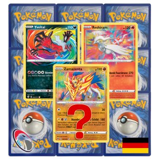 10 deutsche Pokemon Karten wie EIN Booster inkl. Amazing Rare Pokemon & Stern Karte (zufällig ausgewählt)